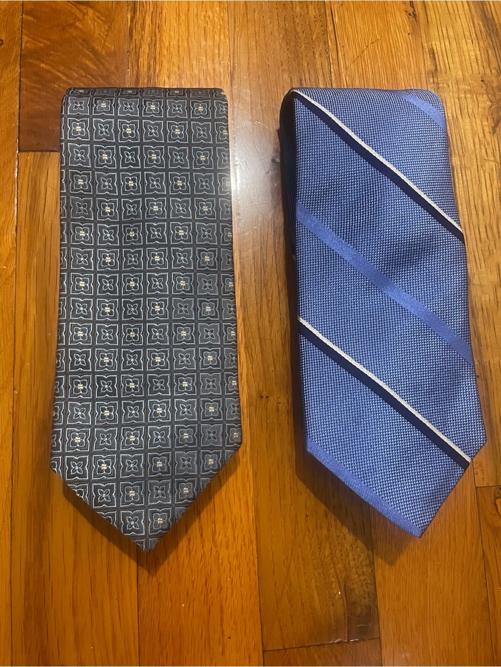 $296 2 Brooks Brothers Embroidered 100% Italian Silk Ties